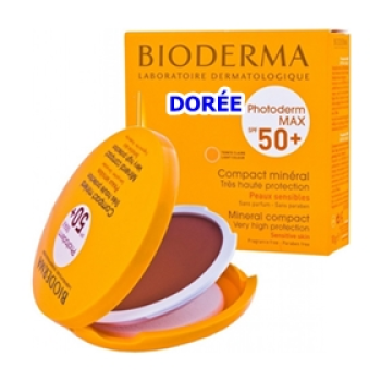 Bioderma Photoderm Max Compacto Mineral Color Dorado Spf50+.- 10 gramos.
