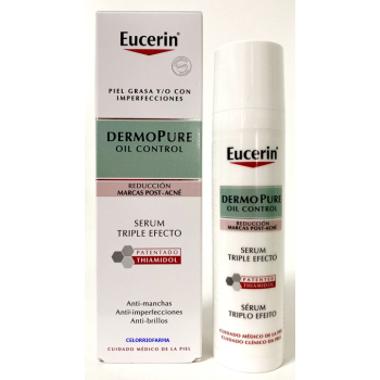 Eucerin DermoPure oil Control serum triple efecto reduccion de marcas post-acne.-40 ml.